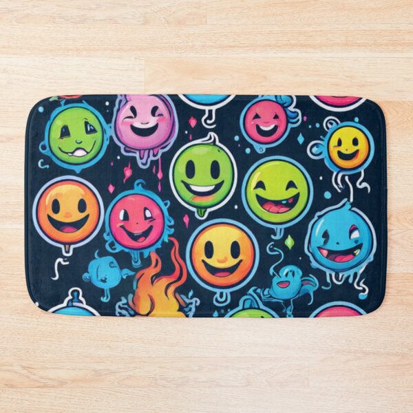 Item preview, Smiley Faces Pattern 3 designed and sold by Planetporridge.