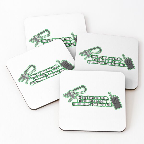 Item preview, Zookeeper Funny “Hold my keys and radio” designed and sold by IvyWolfArt.