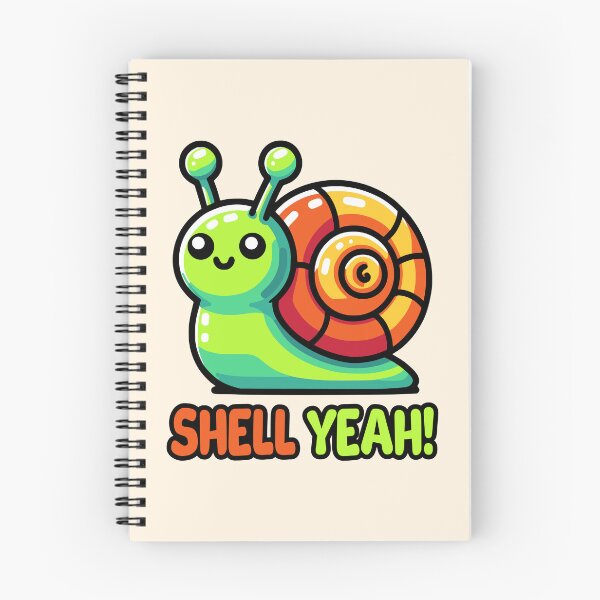 Item preview, Shell Yeah! Cute Snail Pun designed and sold by PMCreative.