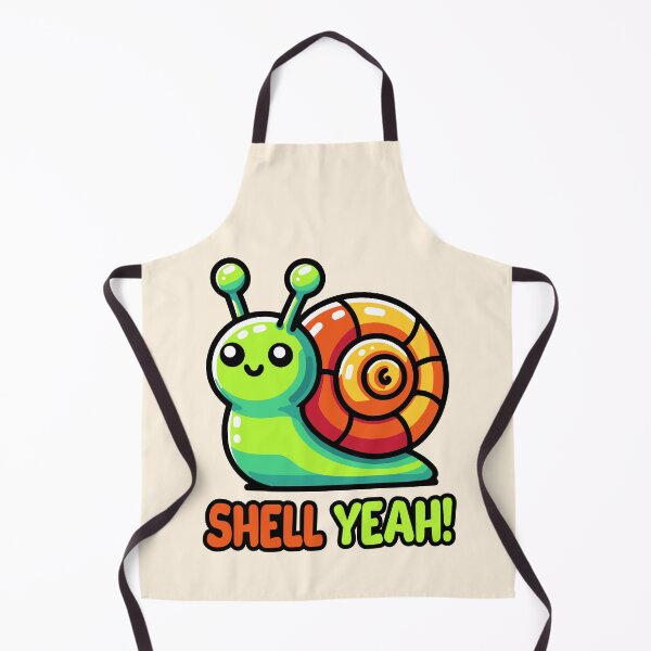 Item preview, Shell Yeah! Cute Snail Pun designed and sold by PMCreative.