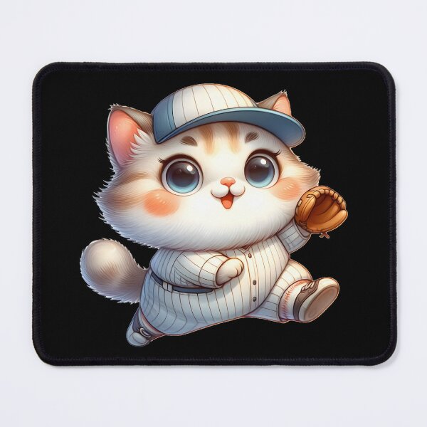 Item preview, Funny animals. Baseball graphics with a cat designed and sold by BanShopDG.