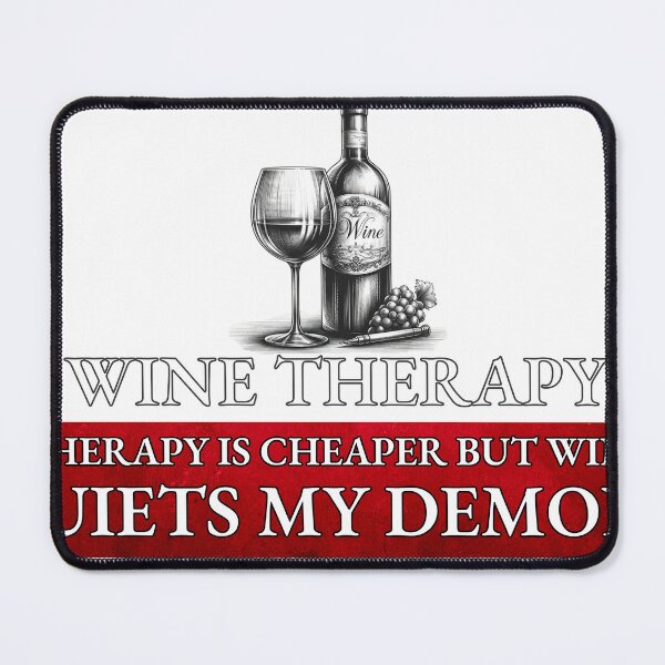 Item preview, Wine quiets my Demons designed and sold by LifeBLifeing.
