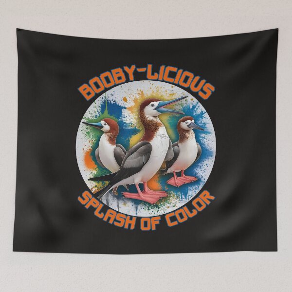 Item preview, Booby-licious Splash Of Color designed and sold by elynne9.