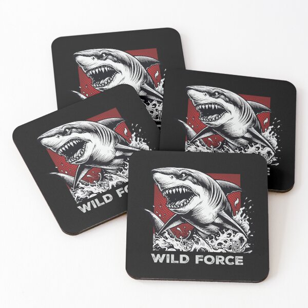 Item preview, SHARK - WHITE JAWS - WILD FORCE - ANIMALS - 1 designed and sold by ArtProjectShop.