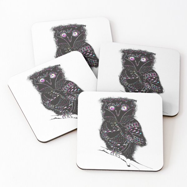 Item preview, Búho negro designed and sold by Alex  Blud.