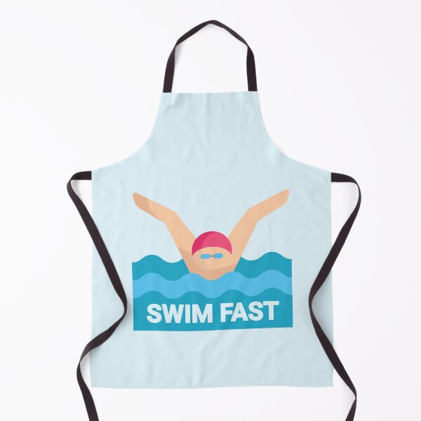 Item preview, Swim Fast! Swimmer Cartoon designed and sold by PMCreative.
