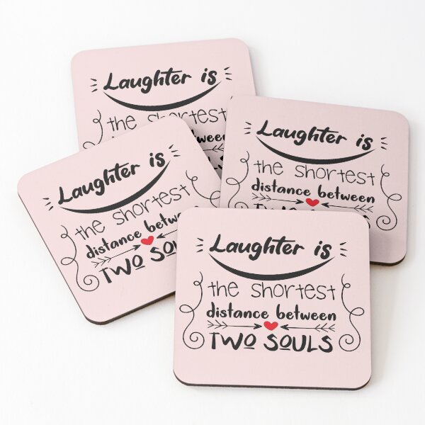 Item preview, Laughter is the shortest distance between two souls designed and sold by karim-rashed-94.