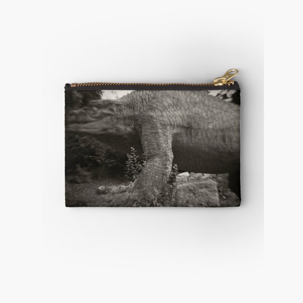 Item preview, Fine Art Photograph Made With Toy Camera - dinosaur sculptures, Crystal Palace, London designed and sold by Christopher Ball.