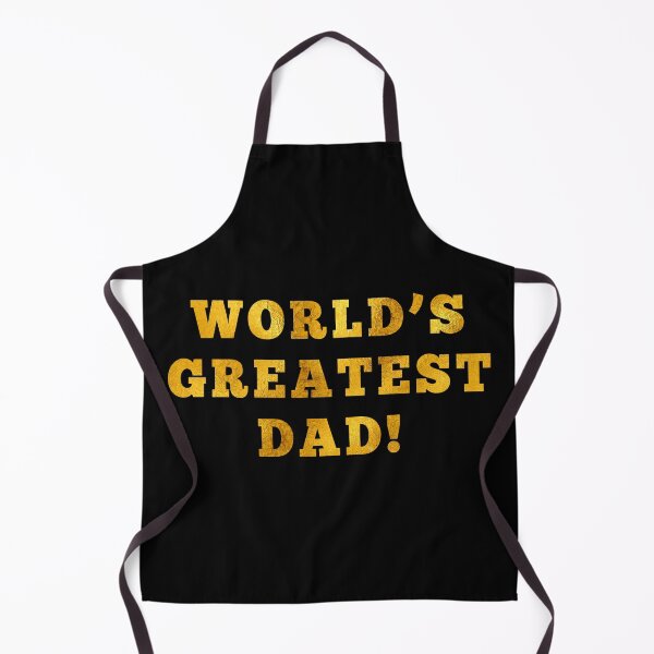 Item preview, Gold Metallic World's Greatest Dad! designed and sold by CheriesArt.