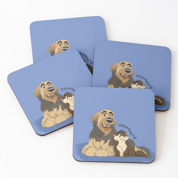 Item preview, Otterhound with Otter designed and sold by mrixondraws.