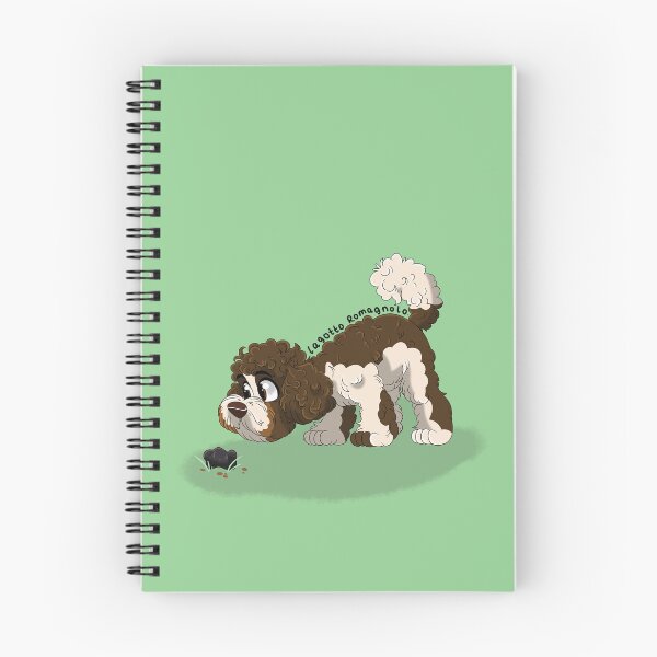 Item preview, Logotto Romagnolo sniffing a truffle  designed and sold by mrixondraws.