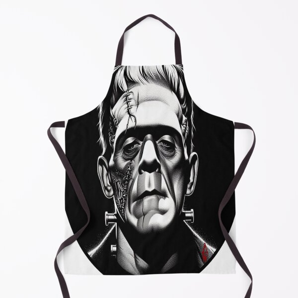 Item preview, Frankenstein horror monster everyday tee classic original art designed and sold by blackdoggdesign.