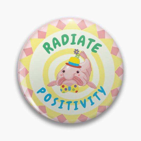 Item preview, Radiate Positivity Blobfish designed and sold by SpiralBalloon.