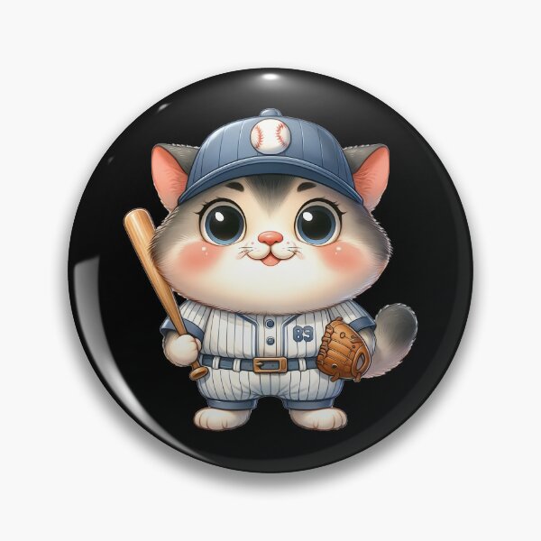 Item preview, Funny animals. Baseball graphics with a cat designed and sold by BanShopDG.