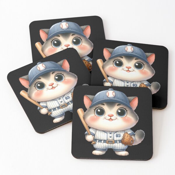 Item preview, Funny animals. Baseball graphics with a cat designed and sold by BanShopDG.
