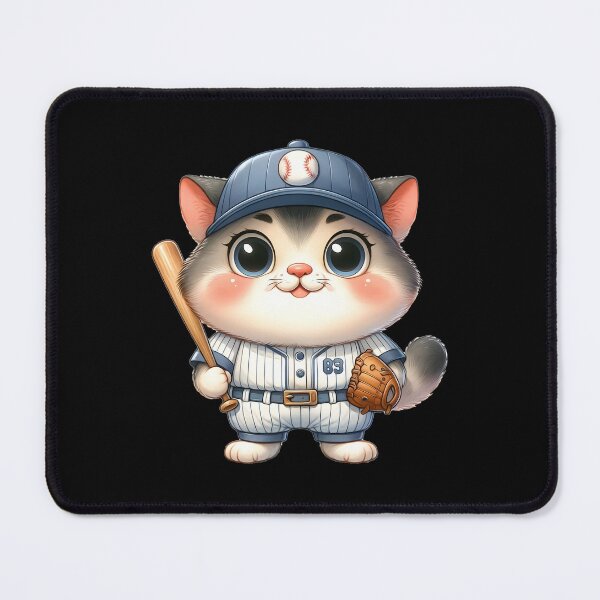 Item preview, Funny animals. Baseball graphics with a cat designed and sold by BanShopDG.