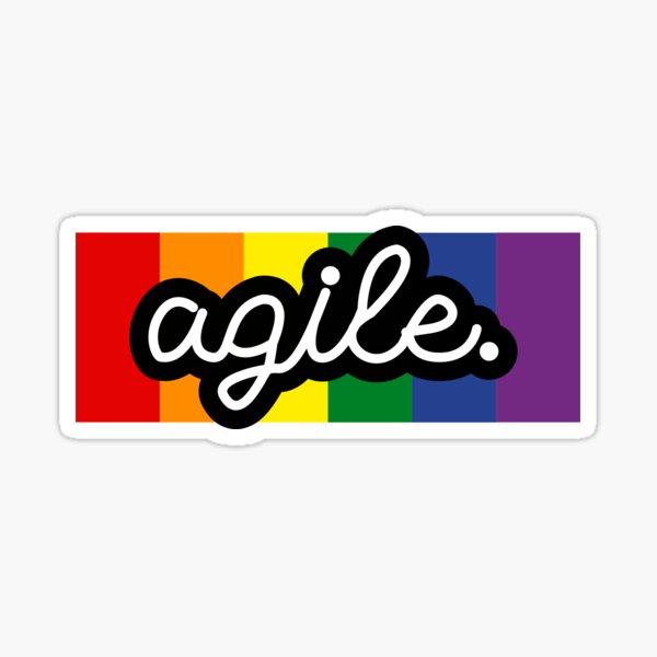 Agile Sticker Pride edition Sticker