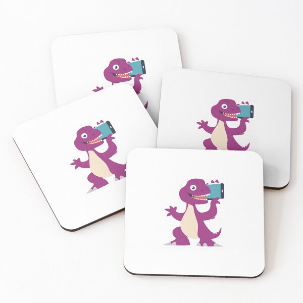 Item preview, Dinosaur taking a selfie on International Selfie Day designed and sold by teacherpeiyuan.