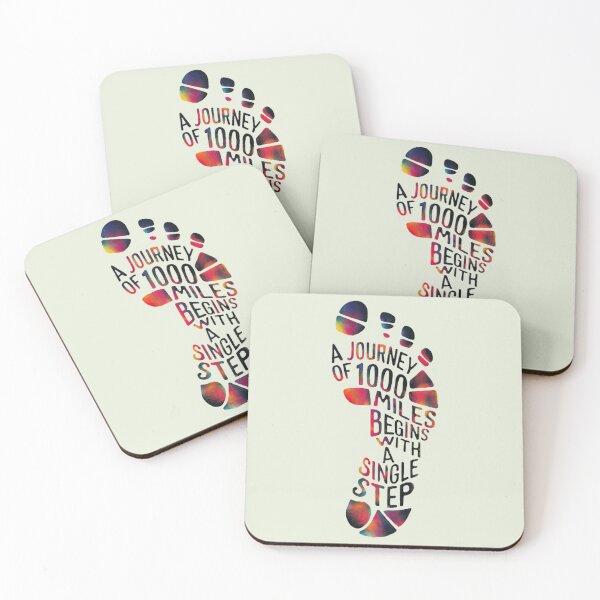 Item preview, A journey of 100 miles begins with a single step designed and sold by Vicky021.