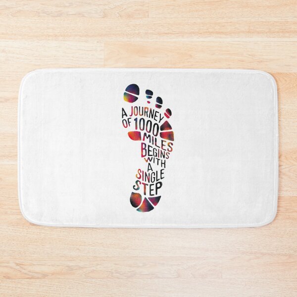 Item preview, A journey of 100 miles begins with a single step designed and sold by Vicky021.