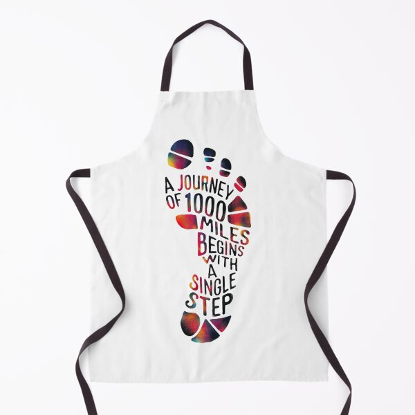 Item preview, A journey of 100 miles begins with a single step designed and sold by Vicky021.
