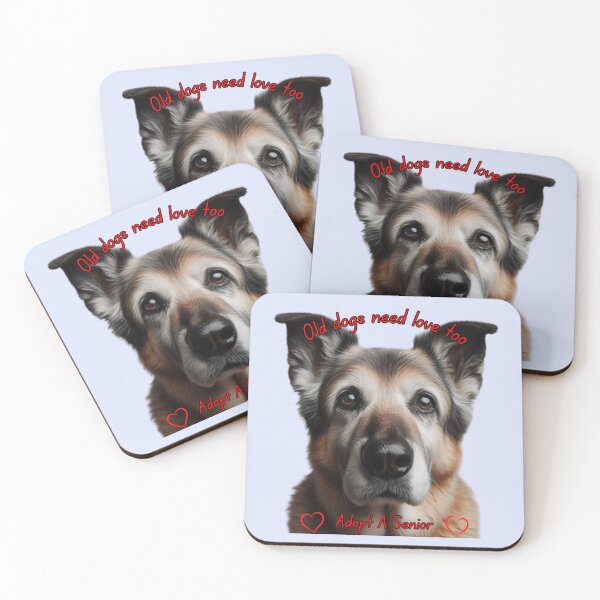 Item preview, Old Dogs Need Love Too Shepherd designed and sold by IssysOasis.