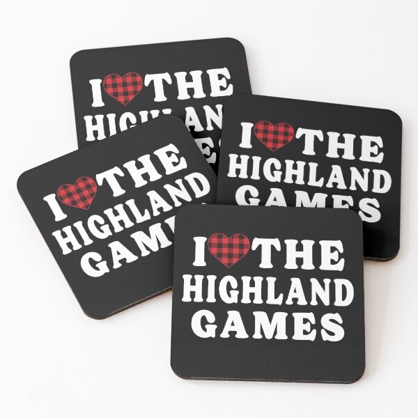 Item preview, I love the Highland Games, for bagpipe, highland dancing and sports enthusiasts designed and sold by TaraGbear.
