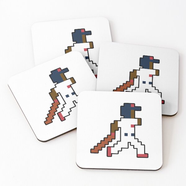 Item preview, 8-Bit Boston Retro Pixel Baseball Player designed and sold by Bo-Bros-Tees.