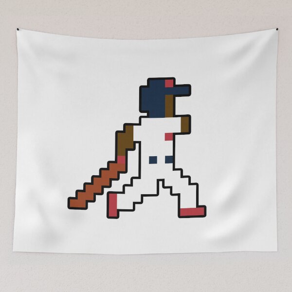 Item preview, 8-Bit Boston Retro Pixel Baseball Player designed and sold by Bo-Bros-Tees.