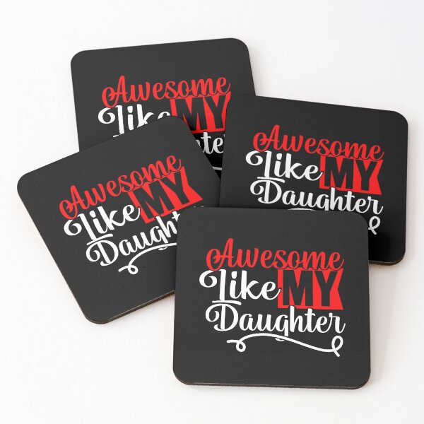 Item preview, Awesome Like My Daughter, Funny Dad Fathers Day designed and sold by CreativePodArt.