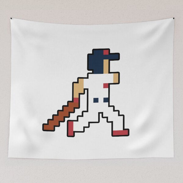 Item preview, 8-Bit Boston Retro Pixel Baseball Player designed and sold by Bo-Bros-Tees.