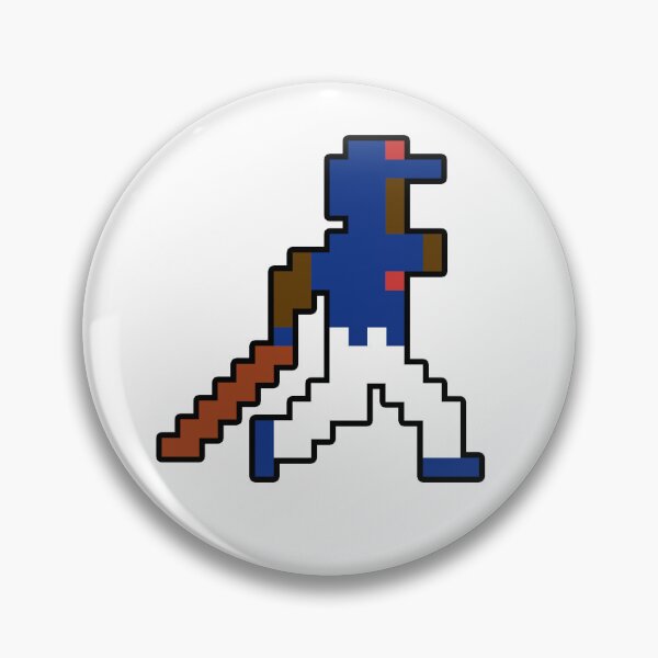 Item preview, 8-Bit Chicago Retro Pixel Baseball Player designed and sold by Bo-Bros-Tees.