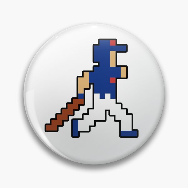 Item preview, 8-Bit Chicago Retro Pixel Baseball Player designed and sold by Bo-Bros-Tees.