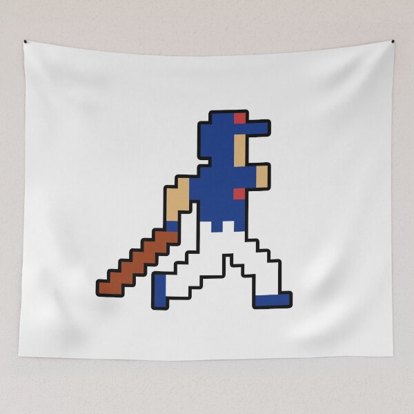 Item preview, 8-Bit Chicago Retro Pixel Baseball Player designed and sold by Bo-Bros-Tees.