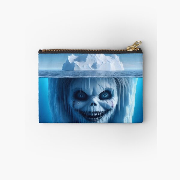 Item preview, Frozen Grin: The Haunted Puppet Iceberg designed and sold by AI-Only Creations.