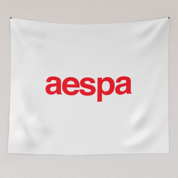 Item preview, aespa - Drama aespa Logo (Red) designed and sold by Positive | K4U.