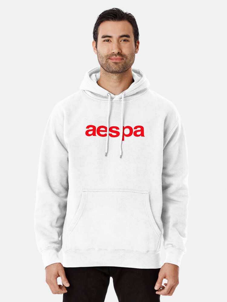 【公式】aespa エスパ DRAMA - HOODIE フーディー パーカー aespa - Drama aespa Logo (Red)