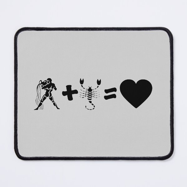 Item preview, Aquarius + Scorpio designed and sold by Astrology Horoscope Art.