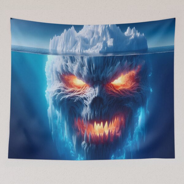Item preview, Flaming Eyes: The Mummy Iceberg designed and sold by AI-Only Creations.
