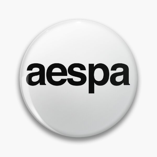Item preview, aespa - Drama aespa Logo (Black) designed and sold by Positive | K4U.