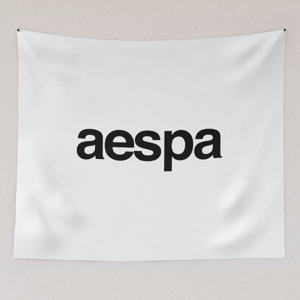 Item preview, aespa - Drama aespa Logo (Black) designed and sold by Positive | K4U.
