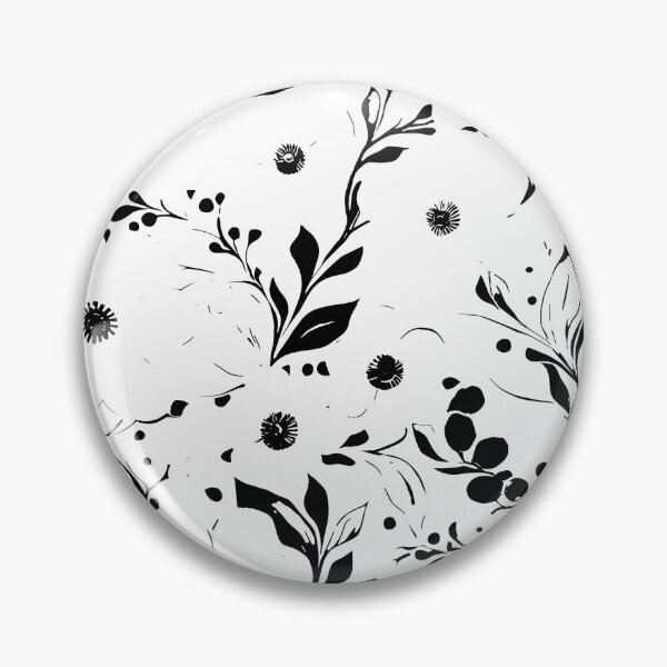 Artikelvorschau, Monochrome Eleganz: Eine florale Symphonie in Schwarz und Weiß. entworfen und verkauft von Austin H. Kapfumvuti.