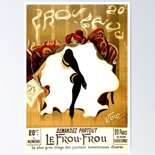 Artikel-Vorschau von FROU FROU: Vintage 1900 Magazine Werbedruck, designt und verkauft von posterbobs.