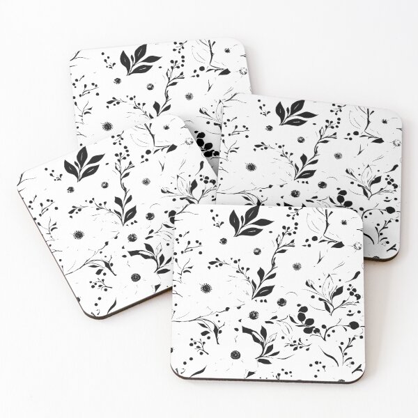 Item preview, Monochrome Elegance: A Floral Symphony in Black and White. designed and sold by Austin H. Kapfumvuti.