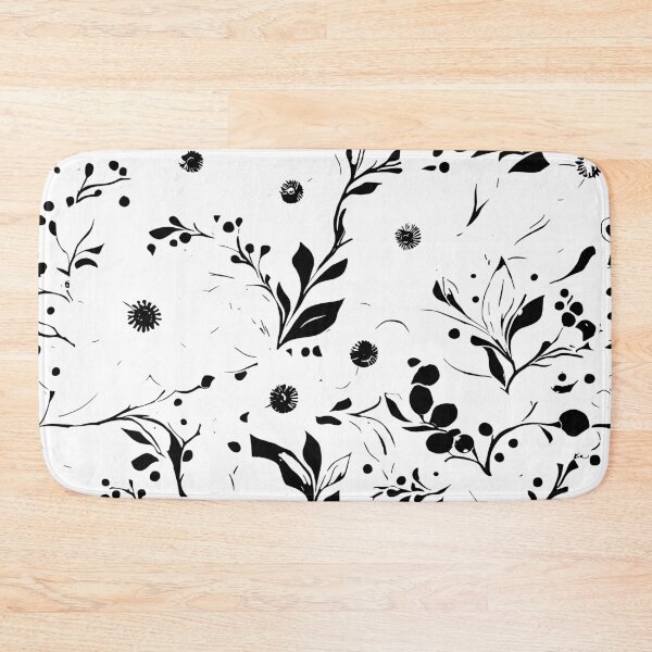 Item preview, Monochrome Elegance: A Floral Symphony in Black and White. designed and sold by Austin H. Kapfumvuti.