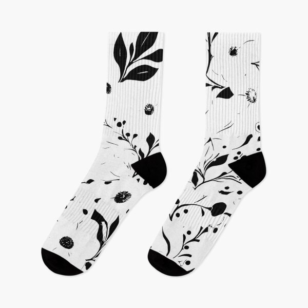 Item preview, Monochrome Elegance: A Floral Symphony in Black and White. designed and sold by Austin H. Kapfumvuti.