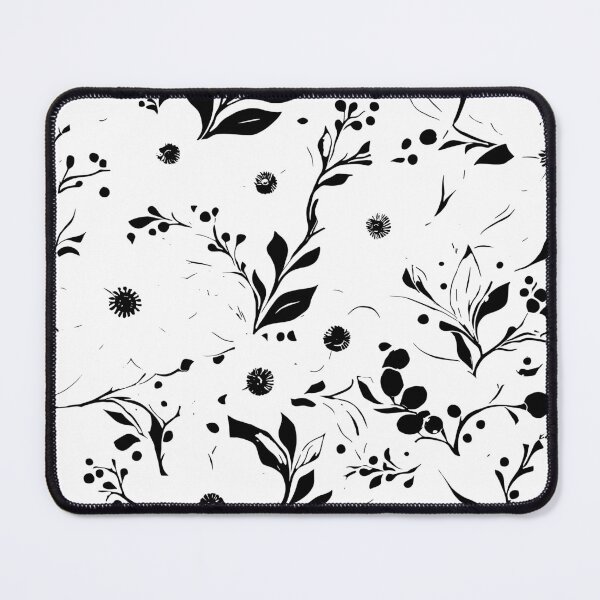 Item preview, Monochrome Elegance: A Floral Symphony in Black and White. designed and sold by Austin H. Kapfumvuti.