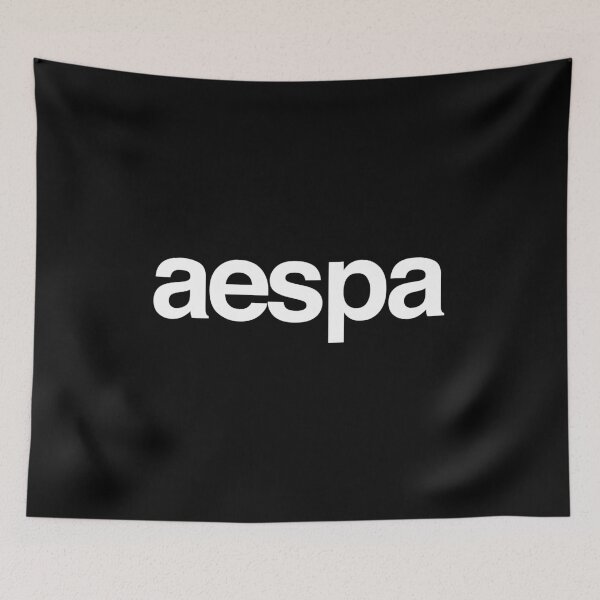 Item preview, aespa - Drama aespa Logo (White) designed and sold by Positive | K4U.
