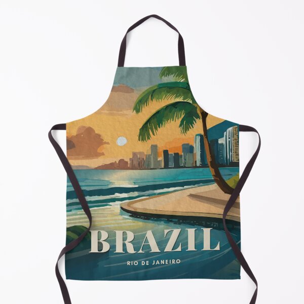 Item preview, Rio De Janeiro city sunset beach in Brazil designed and sold by TheJoeyStudio.