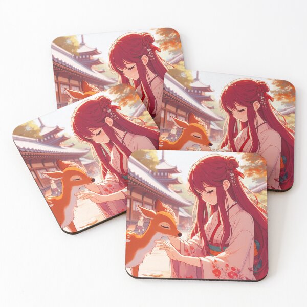 Item preview, The girl and the deer designed and sold by Anime-art-JP.